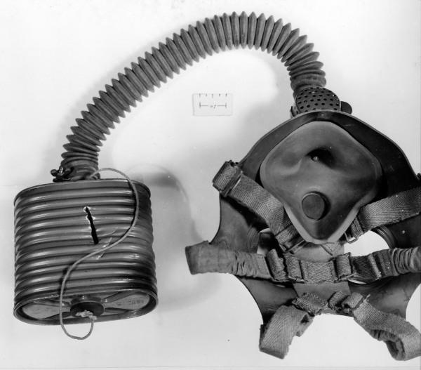 Captured Japanese Gas Mask Attu 510