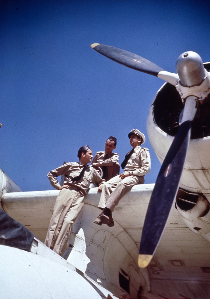 12-30 Brazilian PBY and Crew in Color